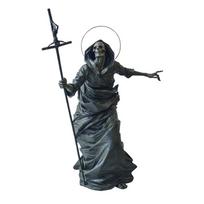 1 Set Creative Crafts Halloween Death Skeleton Painted Gothic Black Skeleton Sculpture Handmade Resin Skeleton Ornaments Party juoda