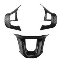 3 vnt. / komplektas automobilio vairo apdailos dangtelio apdailos lipdukas, tinkantis Peugeot 2008 208 308 2014-2018 automobilio salono priedams