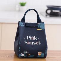 Cartoon Cooler Lunch Bag for Picnic Kids Women Travel Thermal Breakfast Organizer Insulated Waterproof Storage Bag Lunch Box Sac white