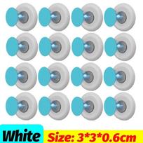 Magnetiniai kabliukai nuotolinio valdymo pulteliui Sieniniai magnetiniai laikikliai Raktams Anti-Lost Laikymo kabliukas Šaldytuvo lipdukai Namų biuro organizatorius 6Sets(12pcs)