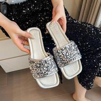 Fashion 2024 Fashion Slippers Women Flip Flops Summer Platform Flats Outdoor Beach Slides Non Slip Soft Thick Sole Zapatos Mujer Slides 43 juoda
