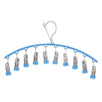 Stainless Steel Drying Rack For Clothes Sock Drying Hanger Underwear Drying Rack With Clips Clothes Drying Rack rožinė