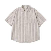 Men'S Letter Short Sleeved Shirt Japanese Hong Kong Style Ins Loose Shirt Men'S And Women'S Summer Trend Versatile Casual Jacket M