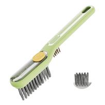 Practical No Dead Tile Brush Easy-use Durable Slits Cleaning Tool For Indoors Steel Wire