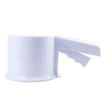 Manual Flours Sifter With Scale Marks Multifunctional Efficient Powder Filter For Indoors white