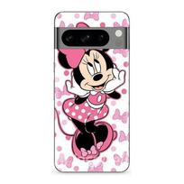 Case for Google Pixel 8 Pro Minnie Mouse pink Disney Cartoon juoda