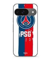 Case - MANIACASE - Google Pixel 9 - Soft - Black - Paris Saint Germain Logo juoda