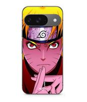 Case - MANIACASE - Google Pixel 9 - Soft - Black - Naruto crossed hand juoda