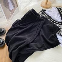 Vintage High Waist Corduroy Pants Women Classic Baggy Wide LegTrousers Korean Fashion All Match Streetwear Overalls Clothing XS juoda