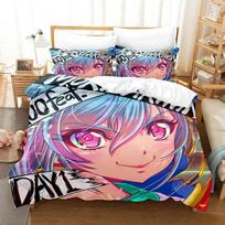Reborn to Master the Blade From Hero-King to Extraordinary Squire Bedding Set three-piece set Adult Kid Bedroom Duvet cover Sets 70x133cm 2pcs blue