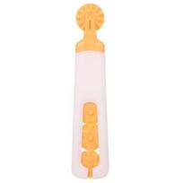 1PC Roller Docker Dough Cutter Tool Food Grade BPA Free Mini Size Lightweight DIY Wave Dough Cutting Tool Kitchen Accessories white