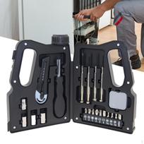 21 vieneto įrankių rinkinys Premium DIY Tvirtas Daugiafunkcis Rankinis Rinkinys black