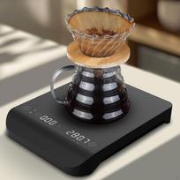 Espresso Scale Kitchen Professional LED Display Multifunctional Digital with Timer Smart white