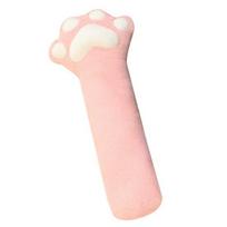 Leg Pillow for Side Sleepers Long Cat Paw Pillow Elastic Fully Filling rožinė