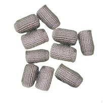 10Pcs Pool Cue Polisher Fine Steel Wire Ball Maintenance Shaft Smoother gray