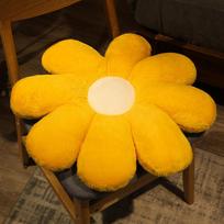 50cm Spalvinga Žiedlapio Pliušinė Pagalvėlė Minkšta Ramunės Gėlės Mėtymo Pagalvė Biuro Kėdės Pagalvėlė Sofa Namų Dekoravimas Dovanos 50cm yellow
