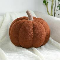 Nauja Moliūgo Pagalvė Minkštas Moliūgo Pliušinis Žaislas Mielas Įdarytas Augalas Miegamojo Dekoracija Helovino Dekoracijos Lėlės Raminanti Pagalvė Vaikui 20 CM brown