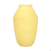 -Flower Vase, Bud Minimalist Table Decoration, Flower Pot, Pot Holder for Desk, Living geltona