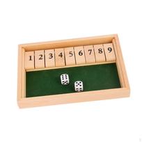 Number Flip Cards Game Training Toy Math Counting Portable Leisure beige