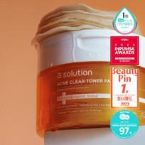 A-solution Acne Clear Houttuynia cordata toner pad 70 sheets brown