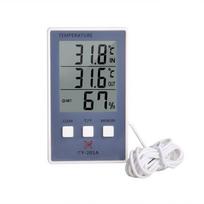 1 vnt. Mini skaitmeninis LCD termometras-higrometras, temperatūros ir drėgmės matuoklis patalpoms, patogūs matavimo prietaisai auksas