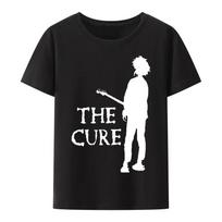 The Cure Unisex mados hiphopo marškinėliai juodi medvilniniai marškinėliai vasariniai kasdieniai mados anime marškinėliai L