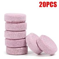 Car Solid Windshield Washer Fluid Concentrated Clean Tablets Cleaning Agent Wiper Oil Film Remover Home Toilet Cleaning Tablet gray
