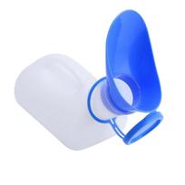 Portable Urinal 1000ml Universal Reusable Pee Bottle Outdoor Camping Travel Urine Bottle with Lid blue