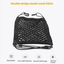 Automobilio laikymo tinklelis tarp sėdynių Automobilio stiliaus laikymo krepšys Elastingas tinklinis tinklelis Auto priedai S 2Layer-2Elasticity