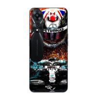 Case for Oppo A78 5G lewis hamilton mercedes 44 juoda