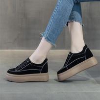 Wedge Black Casual Light Shoes for Women Deals Y2k Fashion H 39 Korean 2024 New Daily Woman Footwear Routine Designer Luxury A 35