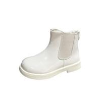 New Children's Fashion Boots for Boys' Britain Style Kids Shoes Simple Non-slip Breatheable Girls Ankle Boots Drop Shipping Cute 26 smėlis