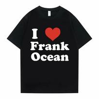 I Love Frank T-shirts Men Women Blond Hip Hop Trend Tshirt Ocean Fashion Oversized T Shirt Rapper Short Sleeve Men Streetwear XS