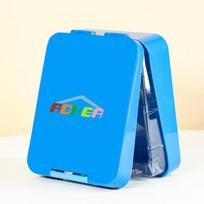 MeyJig Lunch Box Leakproof Microwavable Bento Tritan Food Container 650ml Portable for School mėlyna
