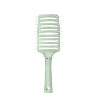 Detangling Hair Brush Hollow Scalp Massage Comb Hairdressing Wide Tooth Hair Comb Wet Curly Massage Brush Barber Styling Tools žalia