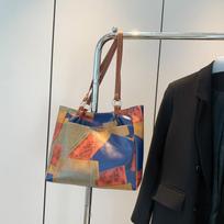 Patchwork PU odiniai laisvalaikio nešiojimo krepšiai moterims, didelės talpos važinėjančioms per petį, moteriškos rankinės, skirtos apsipirkti gray