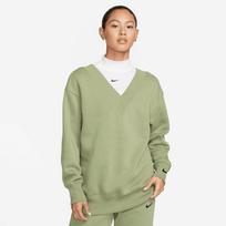 Nike W nsW Phnx Flc Os Vneck sWtsh Fb8318 386 80 beige