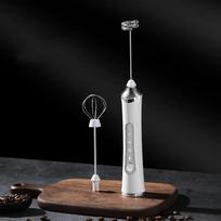 Electric Milk Frother 1PC USB Charging Mini Low Noise Handheld Stirring Milk Coffee Eggs Frother Office Household balta