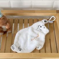 Cute Kids Hand Towels with Hanging Loop Funny Beer Hand Towels for Bathroom Kitchen Cartoon Animal Hanging Washcloths Soft Absorbent Hand Towels ADM balta