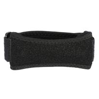 Professional Silicone Knee Support Pad Sports Brace Strap Breathable Kneepad Protection black