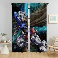 Halloween Decoration Gundams Blackout Curtain for Room 2 Panel Curtains Child Room Tulle for Bedroom Shades Partition Living W50xH70cmx2pcs-CL