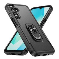 for Samsung S25 S24 Black Anti-fingerprint Stand Ring Case for Samsung Galaxy S25 Plus S23 Ultra S24 FE S22 S21 5G Cases for Galaxy S25 juoda