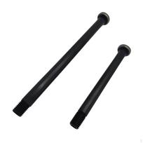 Front Rear thru Axle Set Replacement Bike Fork Tube Shaft Professional Black Axles Bicycle black