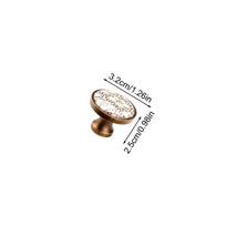 1pc with Installation Hardware Polished Finish Wardrobe Door Handles Light Luxury Ceramic Vintage Antique Bronze Cabinet Handles