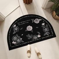 Diatom Mud Absorbent Mat Toilet Soft Mat Entry Door Bathroom Non-slip Toilet Door Mat Toilet Bathroom Foot Mat 40 * 60CM