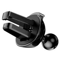 Universal Car Charger Chasis Bracket Double Clamp Connection Mobile Phone Holder Base Dashboard Mount Air Outlet Clip GPS Use black