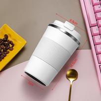 380 ml 510 ml nerūdijančio plieno kavos puodelis terminis puodelis Garrafa Termica Cafe Copo Termico Caneca neslystantis kelioninis automobilio izoliuotas butelis 380ml balta