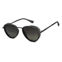 VINCENT CHASE EYEWEAR Unisex Suaugusiųjų Apvalūs Poliarizuoti Akiniai nuo Saulės gray