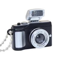 Mini Camera LED Keychain Key Ring Toy with Flashlight Sound Bag Phone Pendant juoda