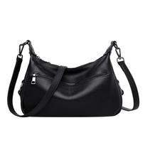 Soft Genuine Leather Luxury Women's Bags Designer Shoulder Crossbody Bag For Women Large Casual Feminine